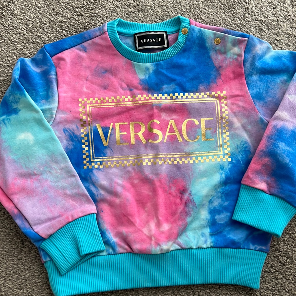 Versace Toddler Tie Dye Pullover